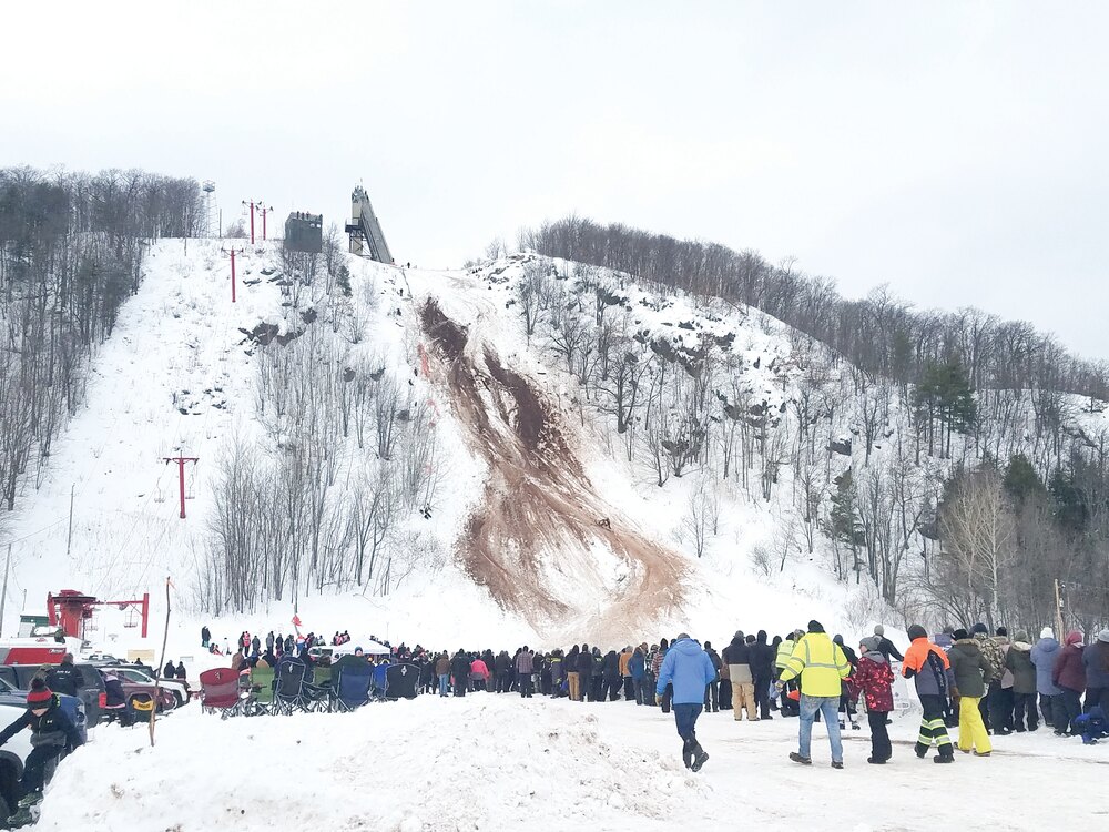 Snowmobile hillclimb returns to Copper Peak The Globe